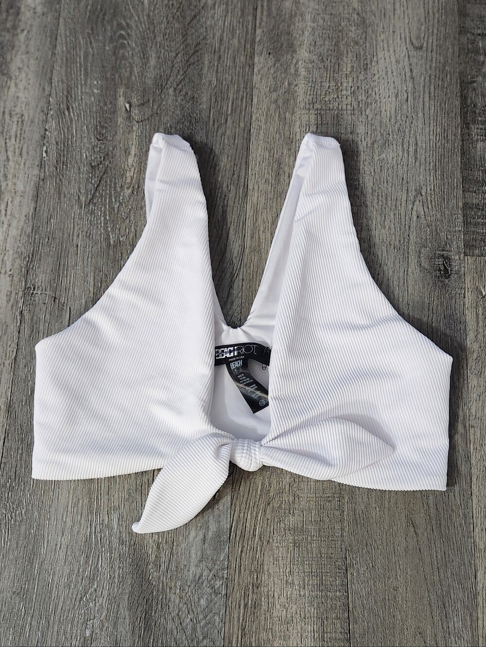 Beach Riot Dallas Ribbed Bikini Top - Picture 6 of 10